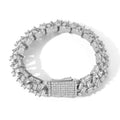 12mm square-shaped gemstone bracelet from Cuba