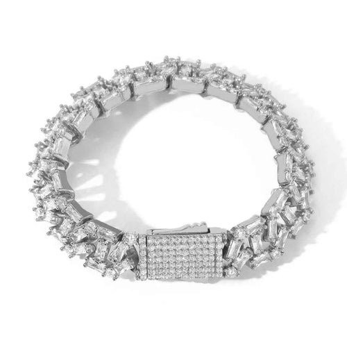 12mm square-shaped gemstone bracelet from Cuba