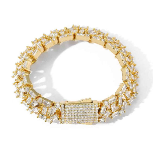 12mm square-shaped gemstone bracelet from Cuba