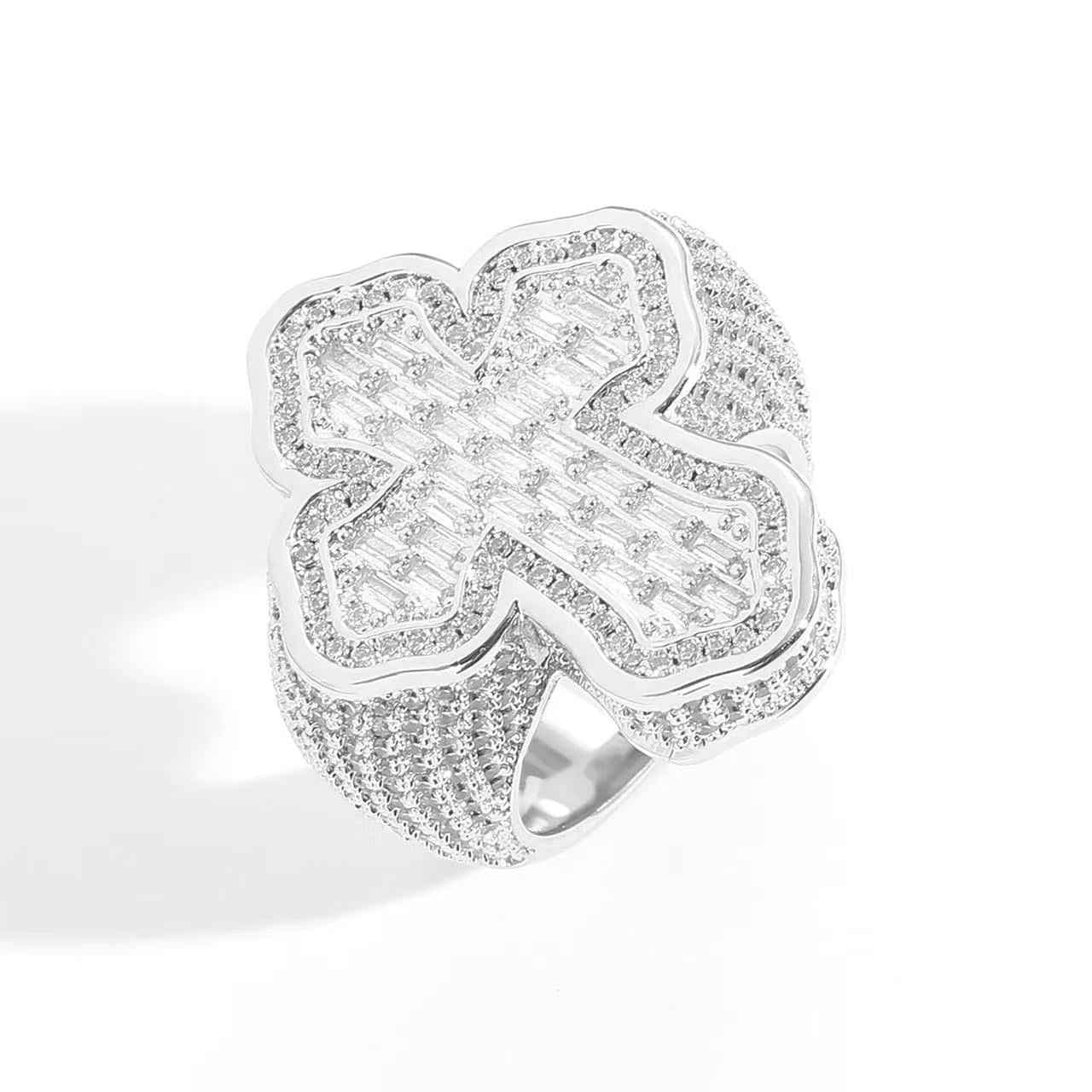 Cross-shaped zirconium ring