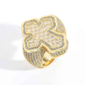 Cross-shaped zirconium ring