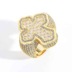 Cross-shaped zirconium ring