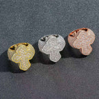 Cross-shaped zirconium ring