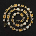Hip-hop colored zircon bracelet