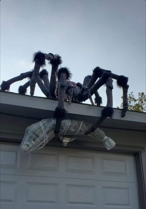 Halloween Giant Spider Toy – Creepy Haunted House Prop