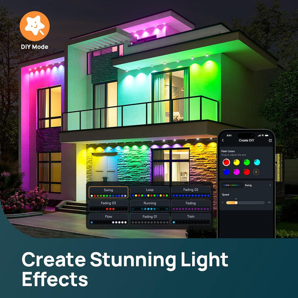 Permanent Outdoor Smart Lights HP5 (100ft RGBTW)