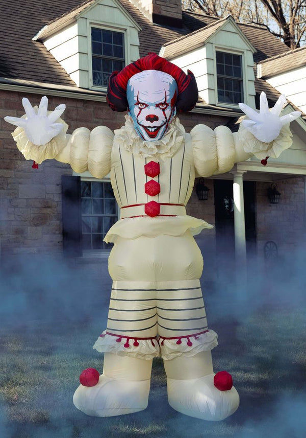 Halloween Human-Size Inflatable Pennywise Costume – Scary Clown Outfit