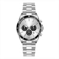 Men’s Hip Hop Style Stainless Steel Watch – Waterproof Quartz Wristwatch