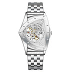 Men’s Triangle Skeleton Watch – Automatic Mechanical Waterproof Luxury Wristwatch