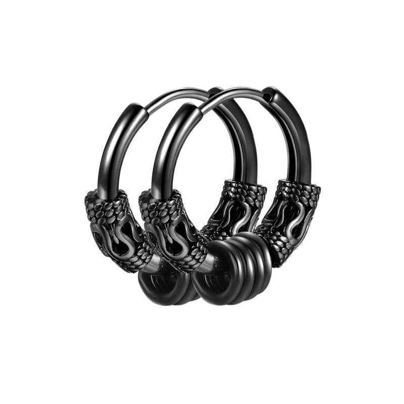 Men’s Hip Hop Earrings – Trendy Minimalist Cool Design in European & American Style