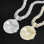 The Last Supper 13mm Large Round Disc Pendant Necklace