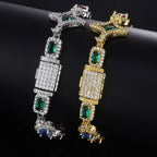 Colored zircon bracelet and necklace by Gardira featuring vibrant gemstone beads and elegant jewelry design.