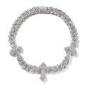 Cross-shaped Cuban necklace